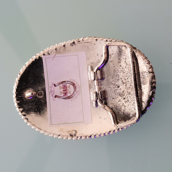 Little creek ranch. Silvertone initial buckle "K". - Picture 6 of 9